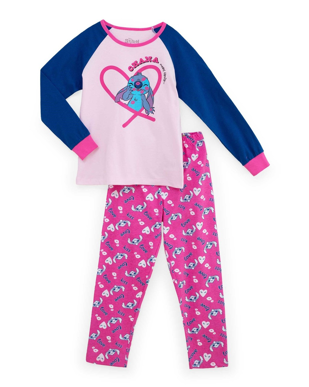 2080187303 Pijama Niña Stitch Heart